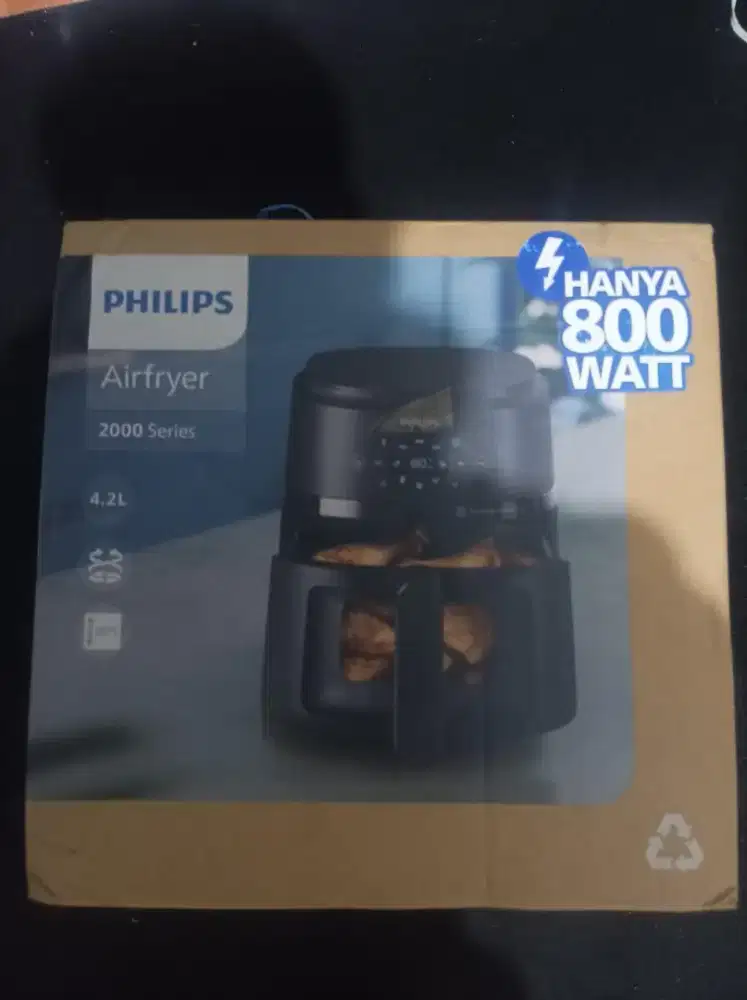 PHILIPS Air Fryer 4.2L 800W Transparan seri 2000