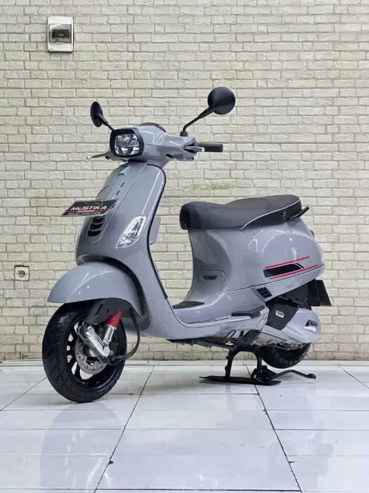 TERFAVORIT‼️Vespa S125 Iget Facelift 2023 Grey Avio - Dava Mustika