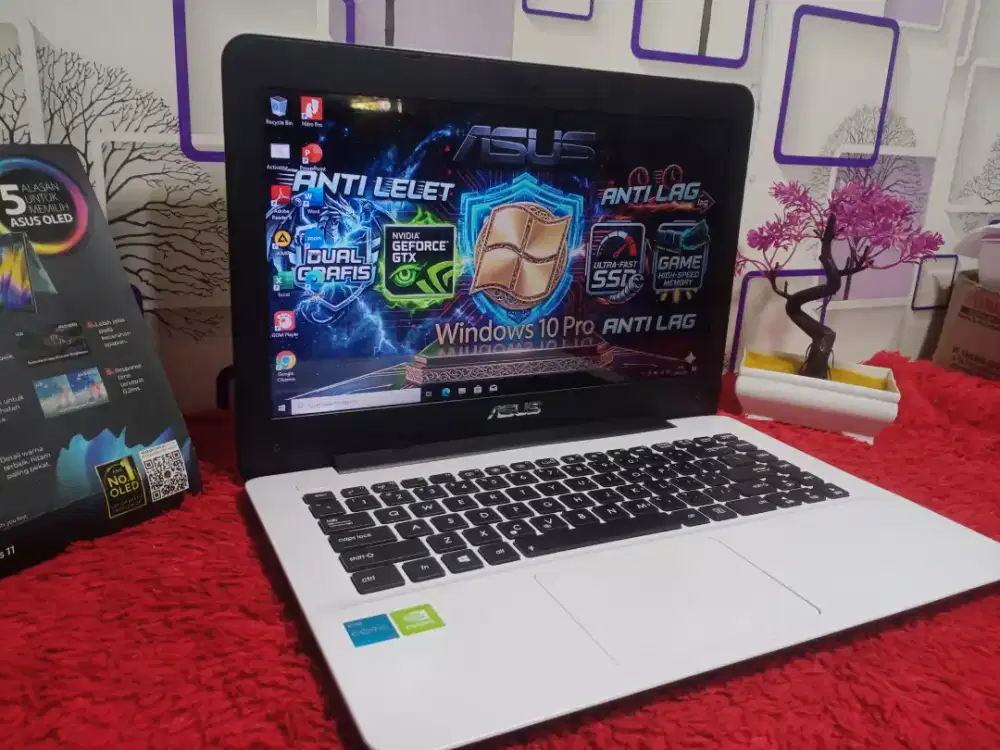 Laptop Asus Dual VGA Nvidia GeForce Siap pakai