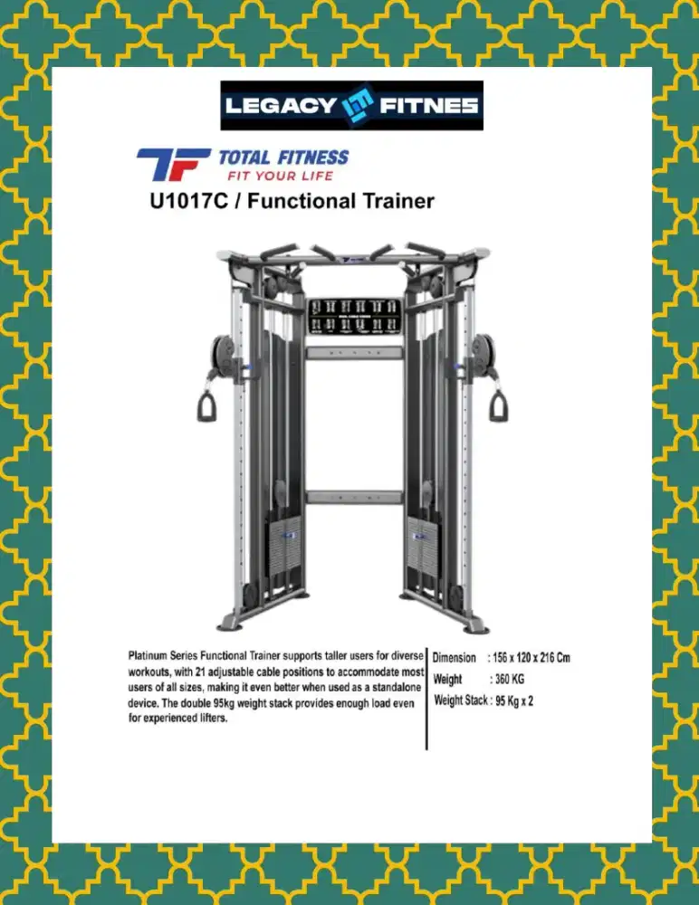 Alat fitnes Comercial Functional Trainer Evost // BVE-751