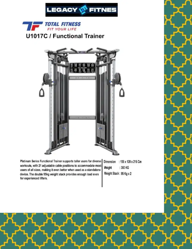 Alat fitnes Comercial Functional Trainer Evost // BVE-751