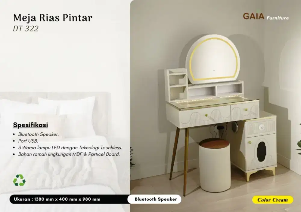 DISKON ! MEJA RIAS LAMPU TERMURAH TERLARIS