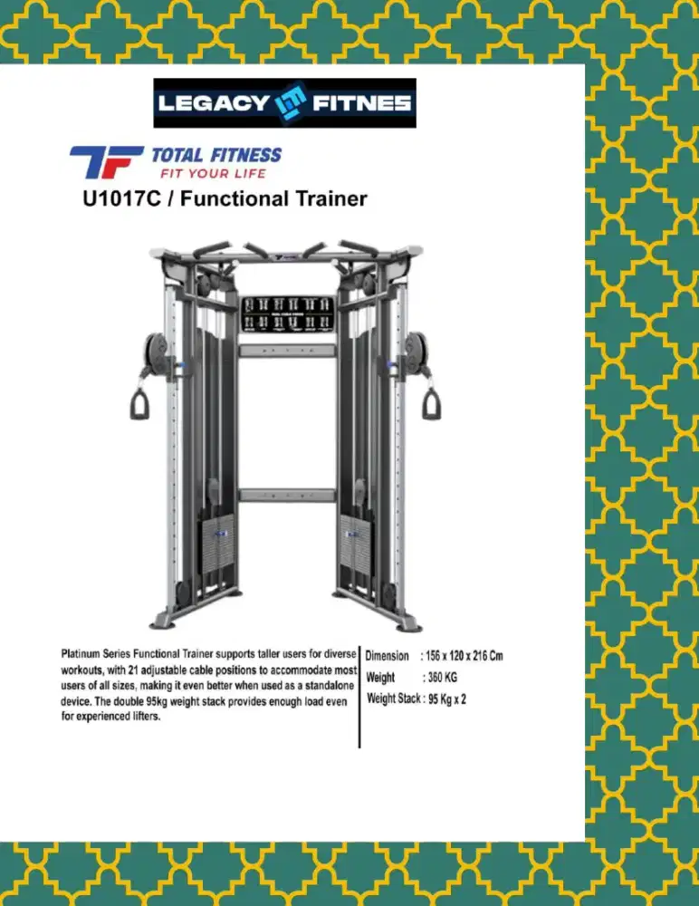 Alat fitnes Comercial Functional Trainer Evost // BVE-751