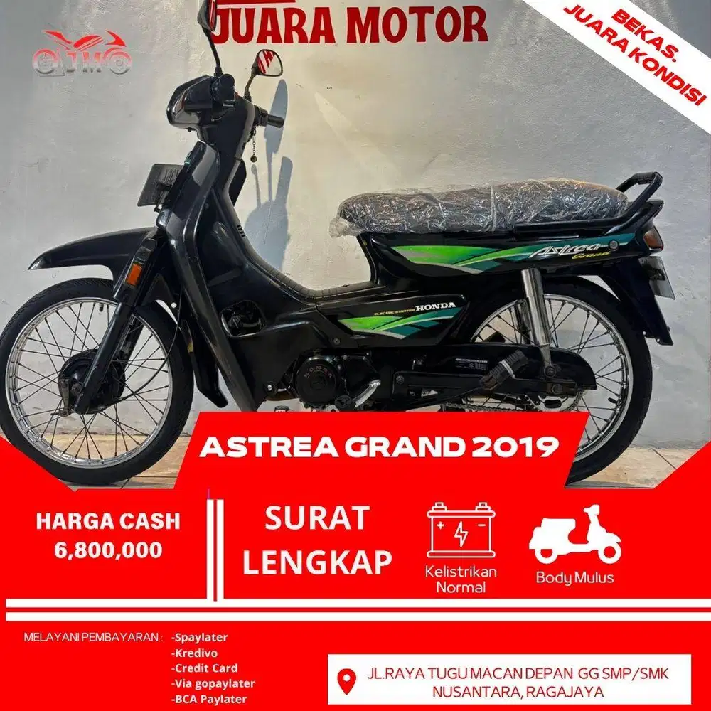 ASTREA GRAND 1996 SURAT LENGKAP MESIN HALUS TERAWAT DAN SIAP PAKAI