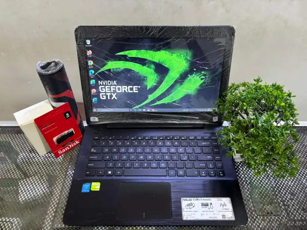 ASUS A455L CORE I3 NVIDIA FULLSET GARANSI 1 TAHUN