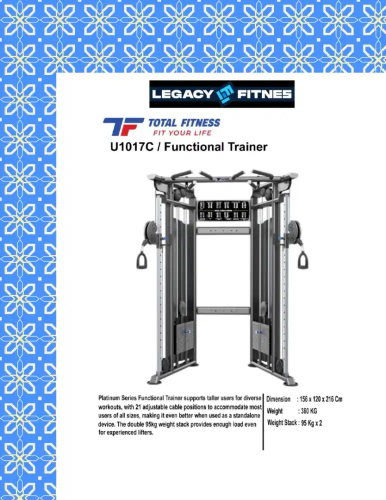Alat fitnes Comercial Functional Trainer Evost // BVE-751