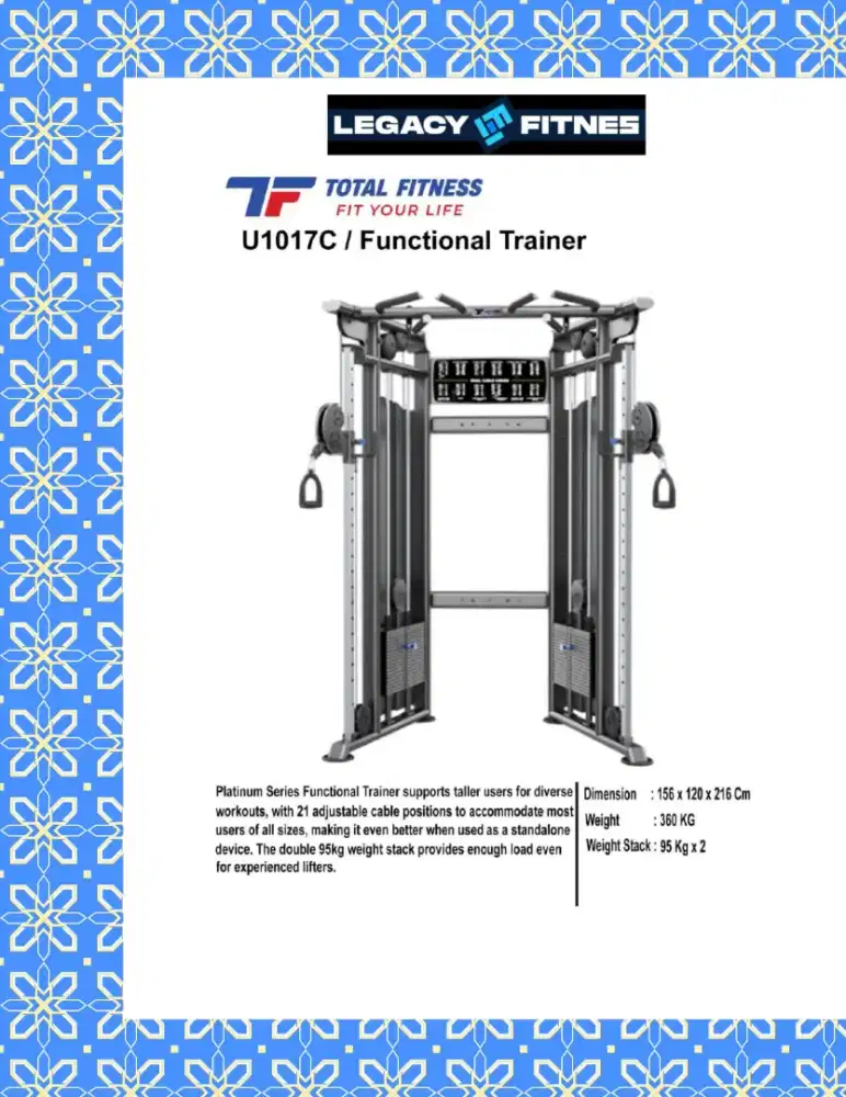 Alat fitnes Comercial Functional Trainer Evost // BVE-751