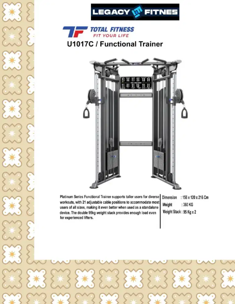Alat fitnes Comercial Functional Trainer Evost // BVE-751