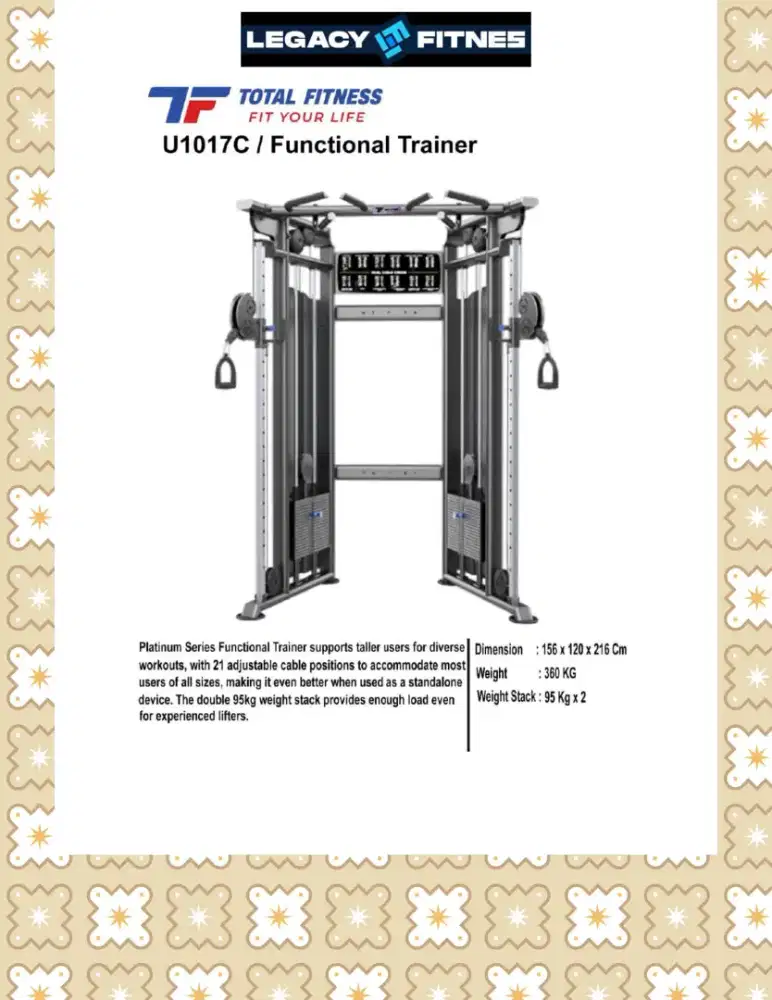 Alat fitnes Comercial Functional Trainer Evost // BVE-751