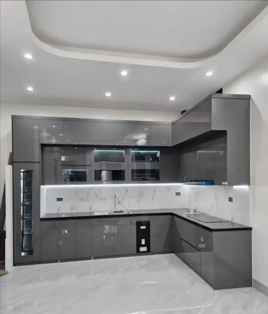 Kitchen Set HPL Modern Custom