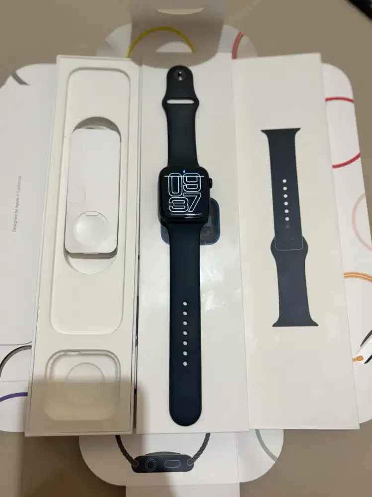 Apple watch series se2 44mm ex garansi resmi fullset ori mulus bh88%