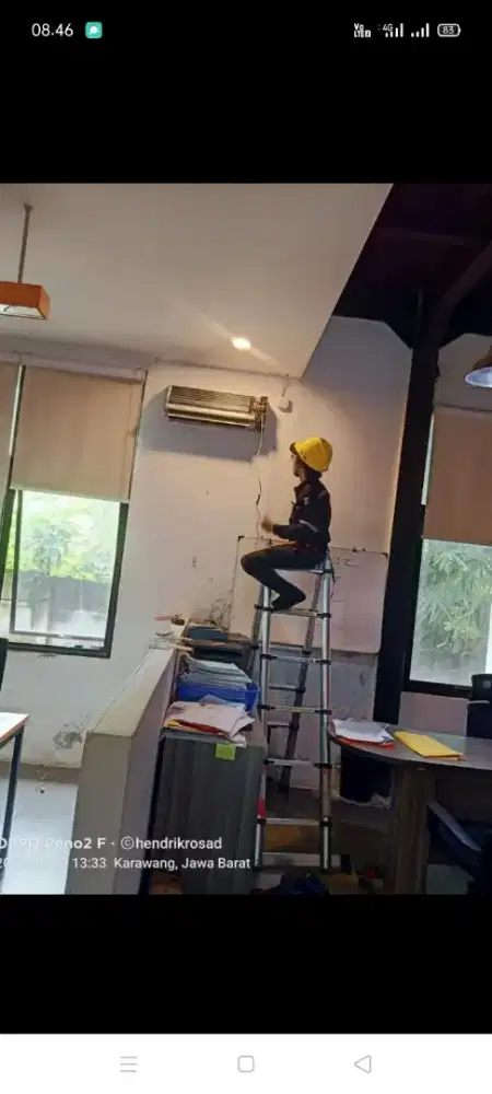 Jasa servis AC kulkas mesin cuci kompa air dll