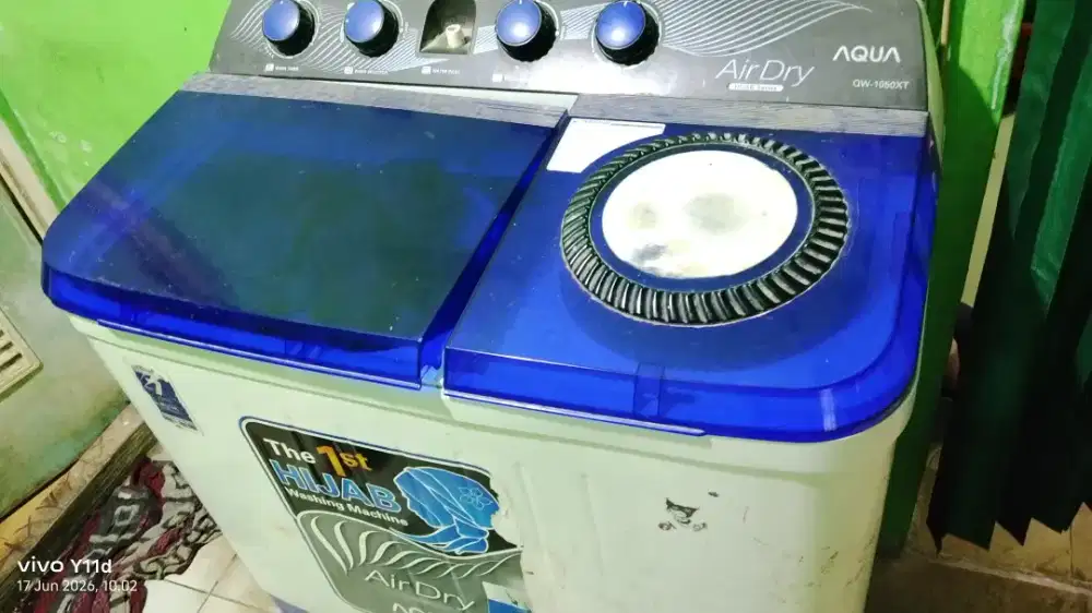 Mesin cuci aqua 2 tabung