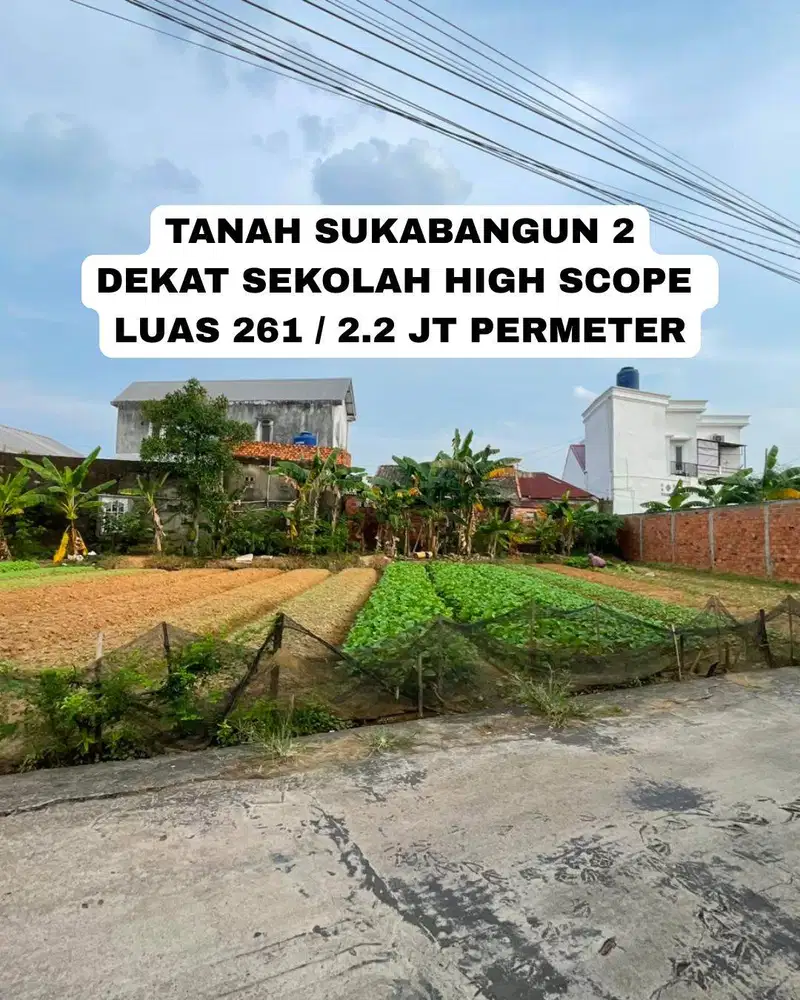 tanah sukabangun 2 cocok untuk rumah dan investasi