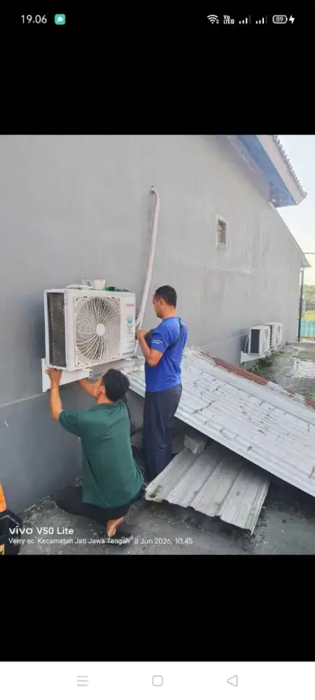 Jasa servis AC kulkas mesin cuci kompa air dll