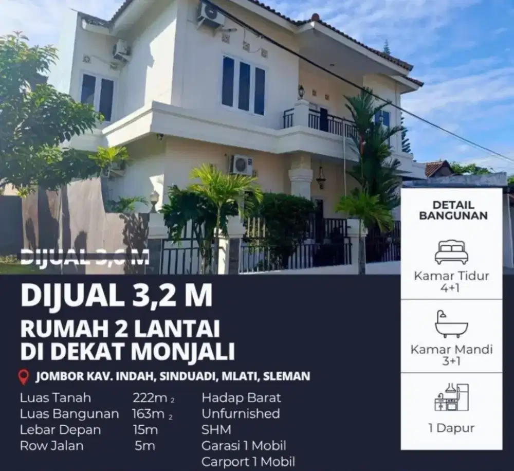 Jual Rumah di Jombor Sleman