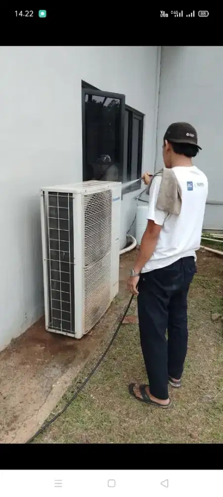 Jasa servis AC kulkas mesin cuci kompa air dll