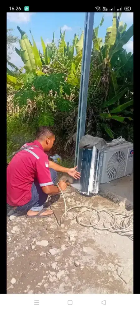 Jasa servis AC kulkas mesin cuci kompa air dll