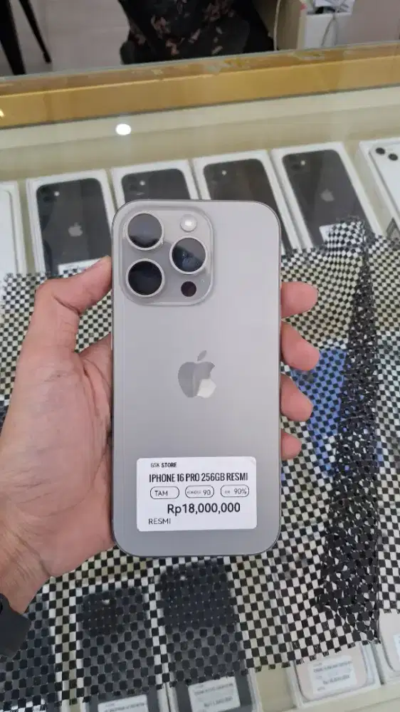 IPHONE 16 PRO 256GB RESMI SECOND BISAA CICIL TANPA DP