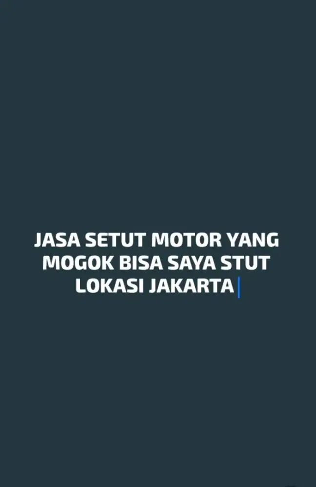 Jasa Stut motor