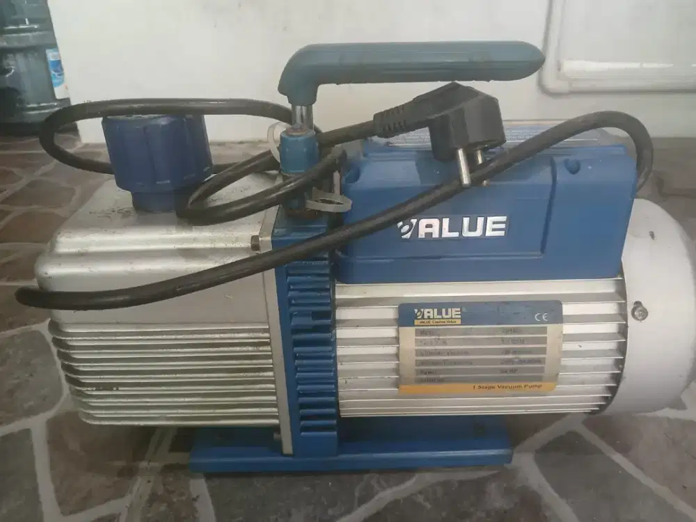 Pompa Vakum VALUE VE180N 9 CFM Kondisi Siap Pakai