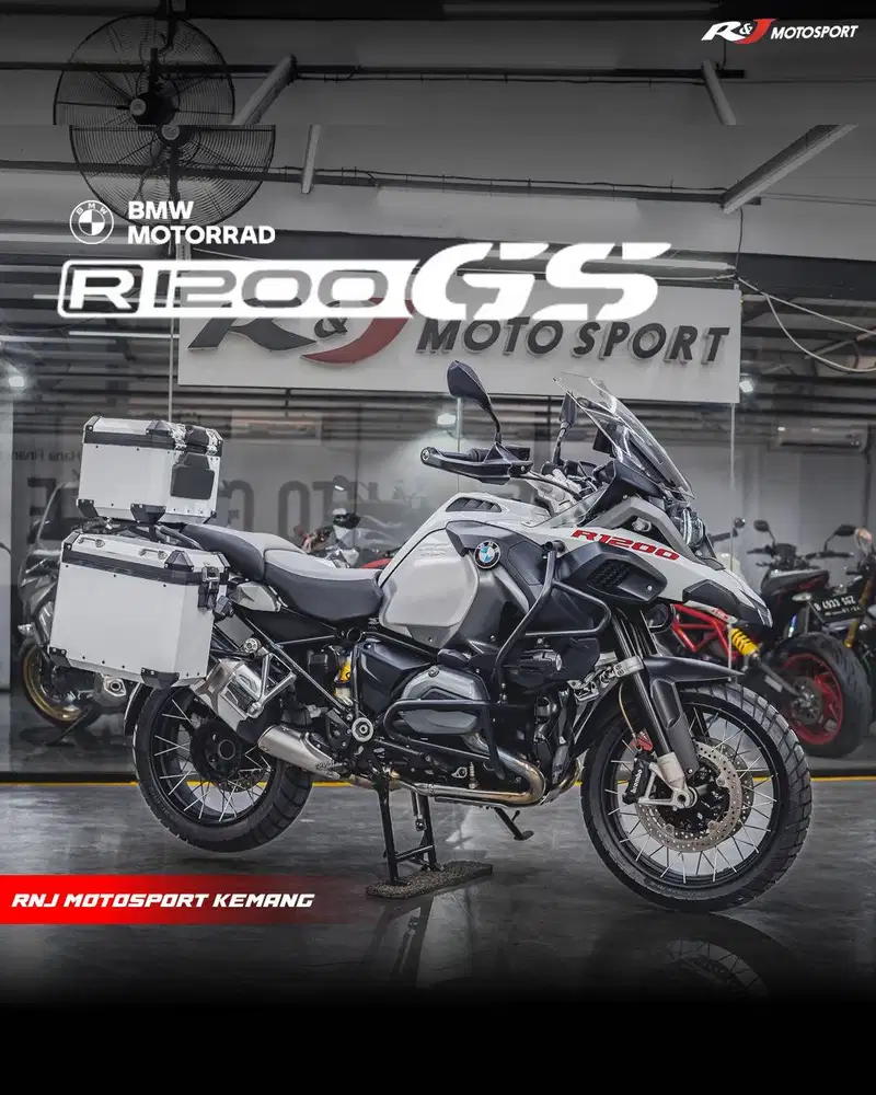 (Full Paper) BMW GS 1200 K51 Nik 2016 With Full Box Warna Putih