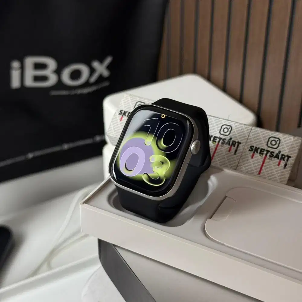 Apple Watch Series 10 46mm Silver iBox iwatch Battery Health 98%
