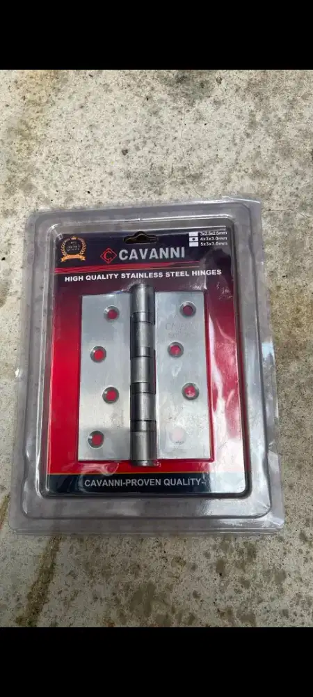 Engsel pintu kayu Cavanni Baru (9 pcs)