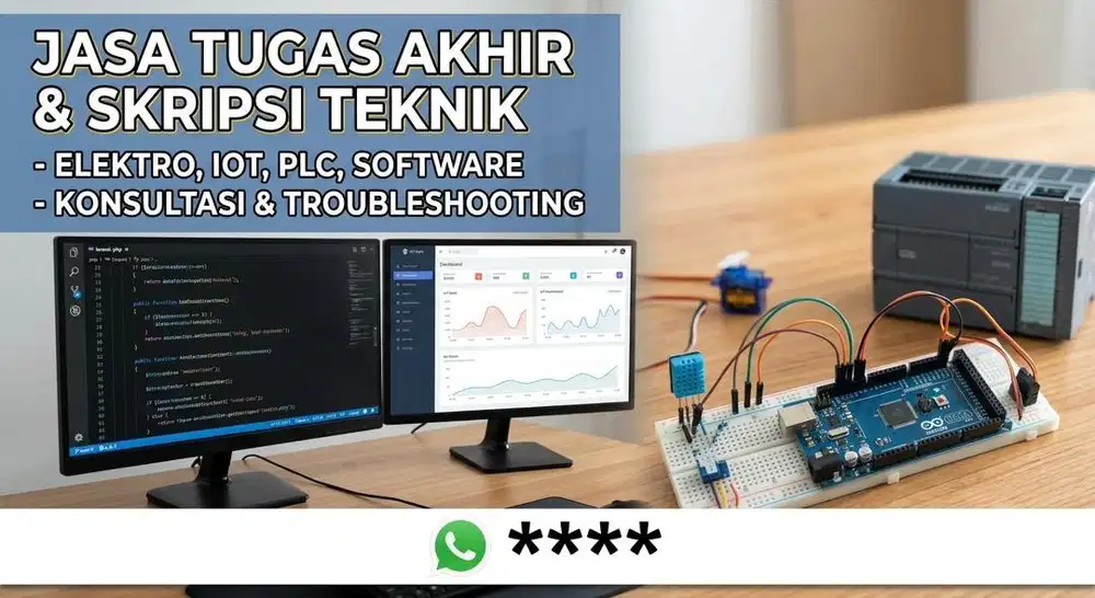 Jasa pembuatan program TA elektro ,PLC ARDUINO, software