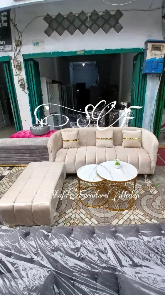 Sofa channel + puff