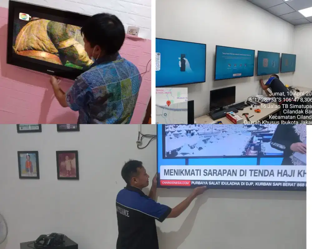 Braket +pasang atau jasa pasang terima rapih