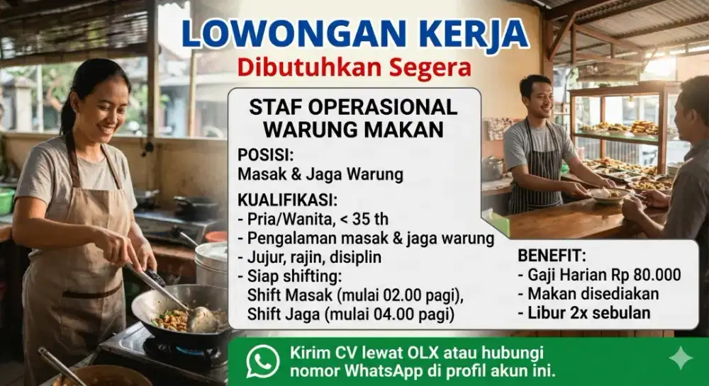 Lowongan Kerja Warung Makan
