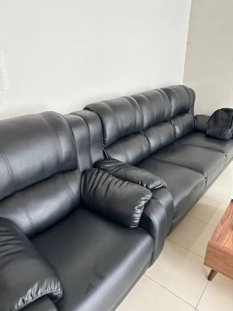 Sofa Kulit 1 Set Jual Murah