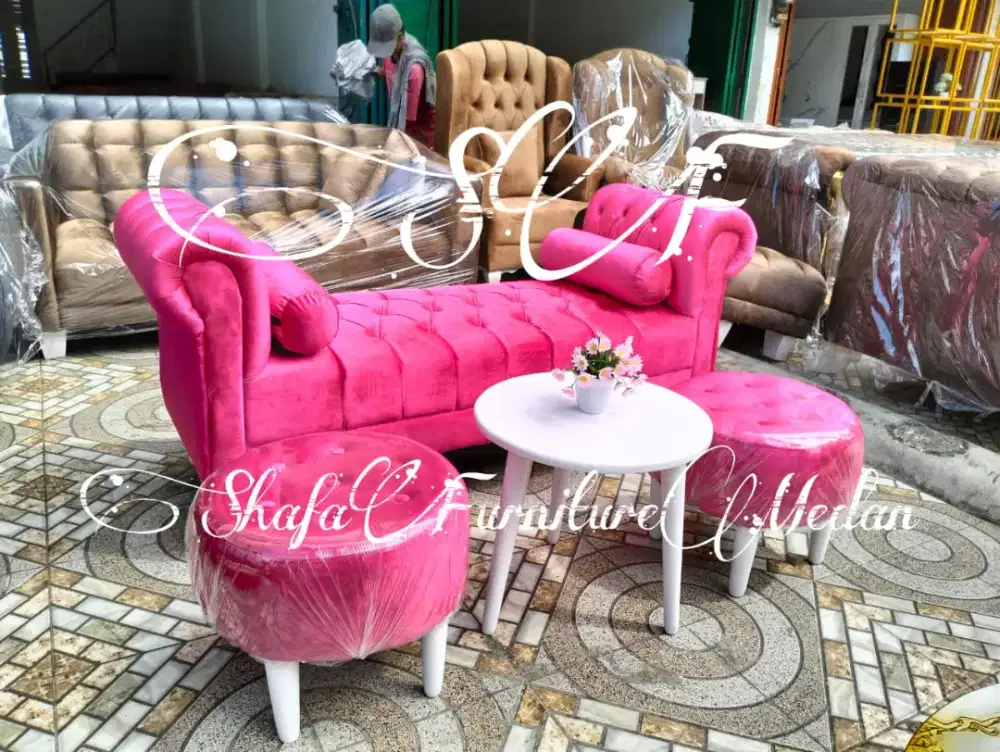 Sofa bench + 2 stool