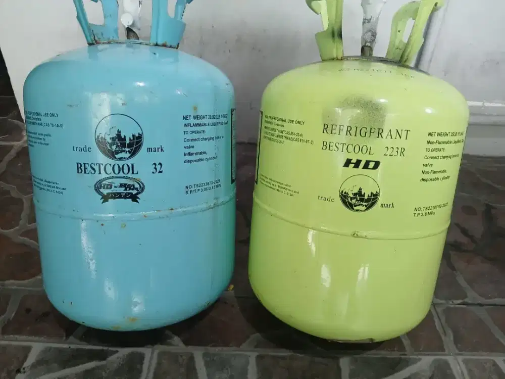Tabung Freon Kosong / Sisa BESTCOOL 32 & BESTCOOL 223R HD - 2 Unit