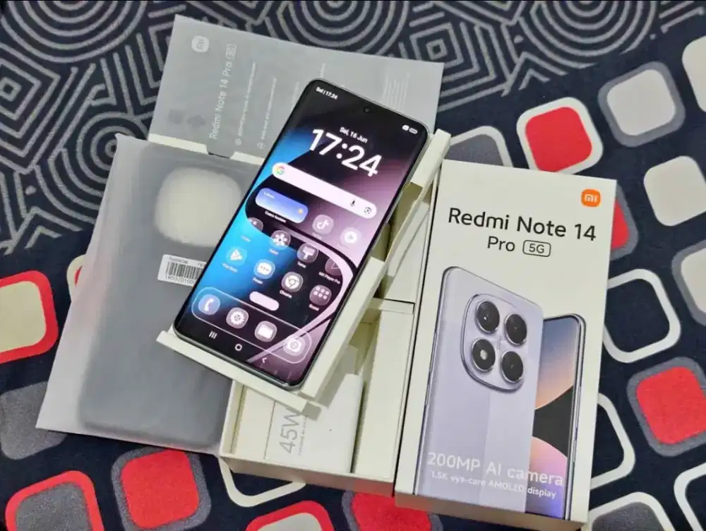 redmi note 14 pro 5G 8/256 4HR pakai
