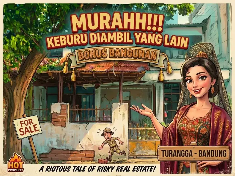 JUAL TANAH DI TURANGGA, BUAH BATU, BATUNUNGGAL, BANDUNG KOTA.