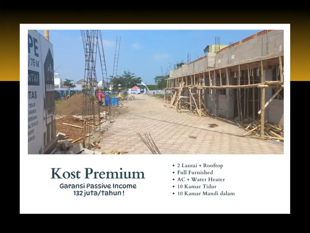 3 Menit Kampus UMM Jual kost Malang Full Furnished SHM Split