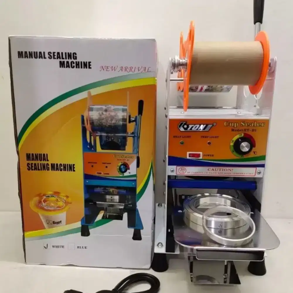 Mesin Press Cup Cup Sealer Mesin Segel Gelas Kemasan Anti Tumpah.