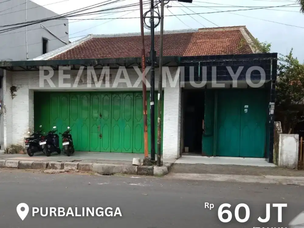 Disewakan Ruko Luas dan Strategis di Jalan Besar Area Purbalingga