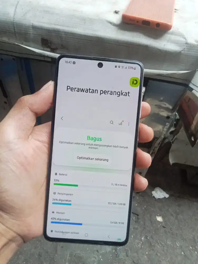 Samsung A71 8/128 siap pakai