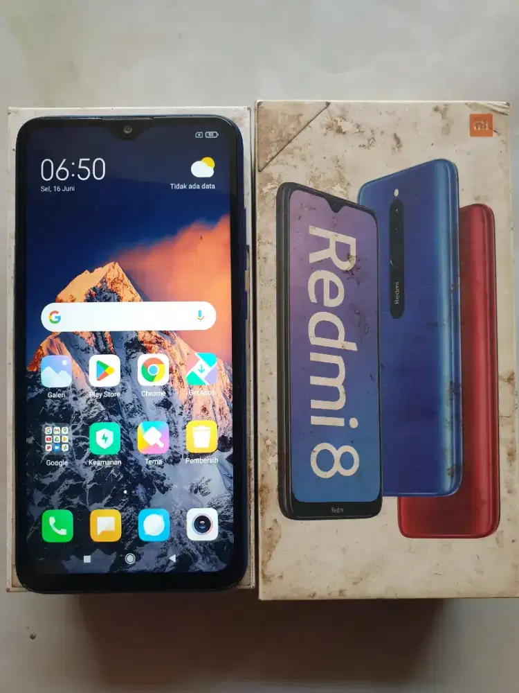 Redmi 8.ram 4/64 fullset