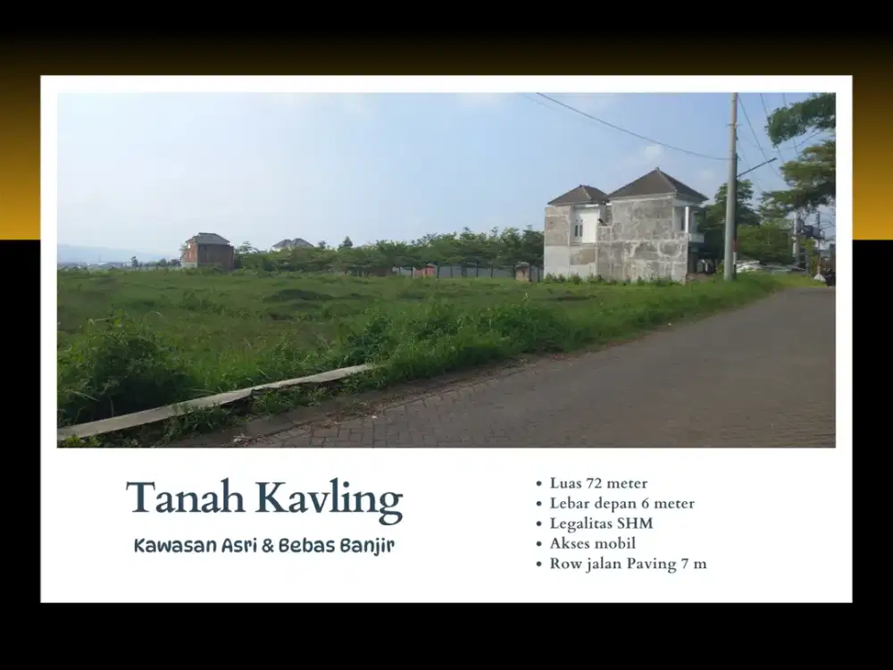 Cocok Bangun Rumah 5 Menit Alun alun Malang Row Jalan 6 Meter Tanah Malang