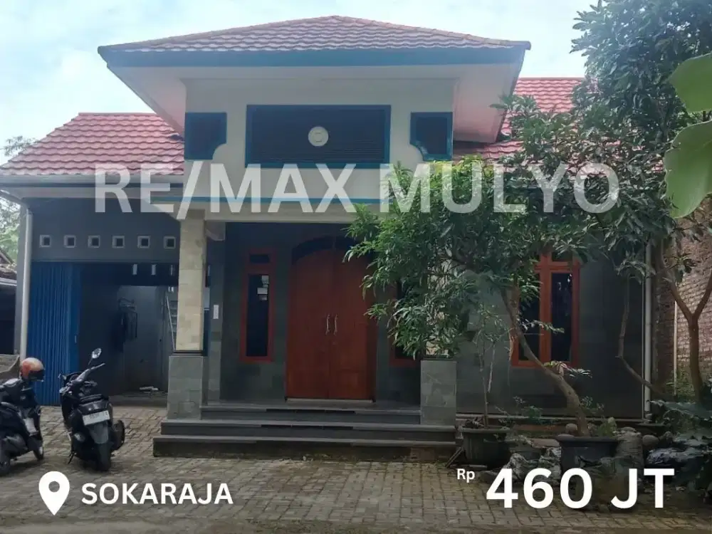Dijual Rumah Luas Kualitas Bagus dan Lokasi Strategis di Sokaraja