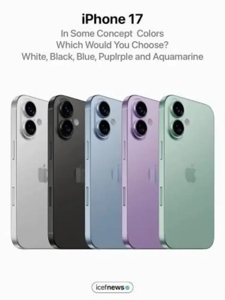 Iphone 17 Memori 256 Tanpa DP atau bunga 0% dengan layanan kredivo