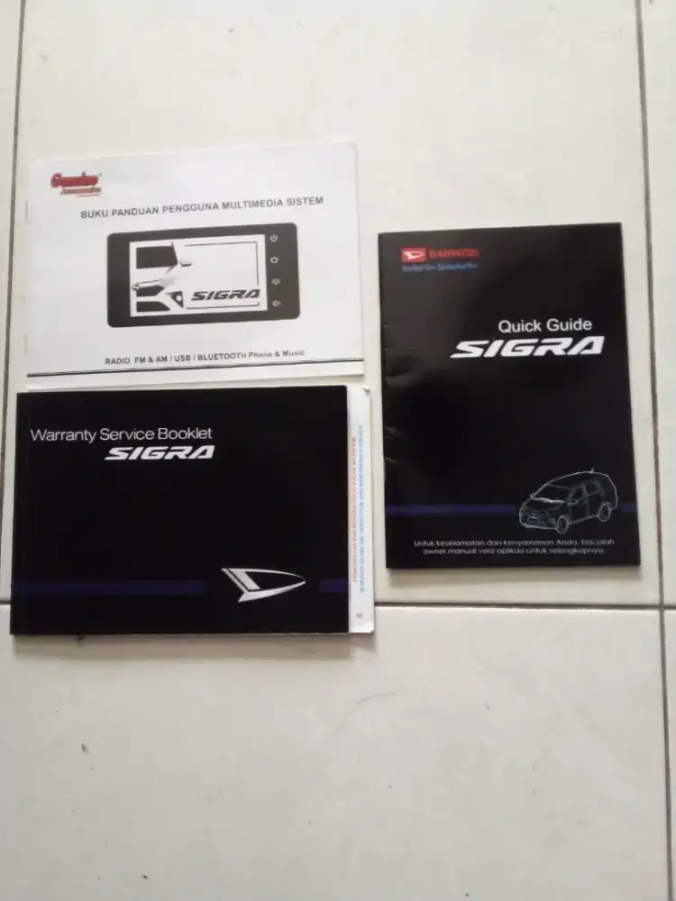 Buku Panduan dan servis Sigra tipe R