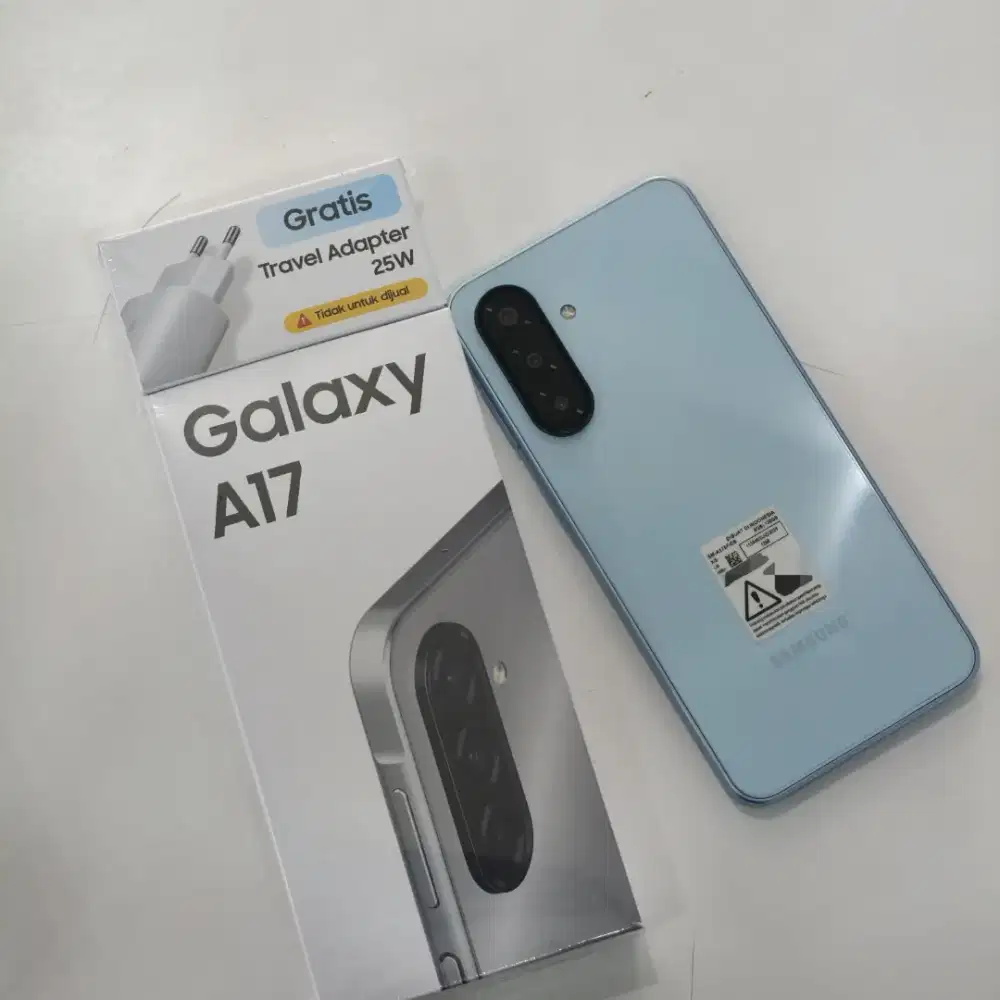 Samsung a17 free adaptor..cash/kredit bisa tanpa dp