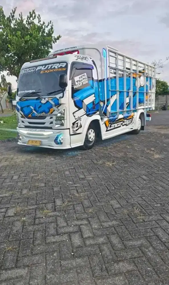 Isuzu nmr 71 bak kayu