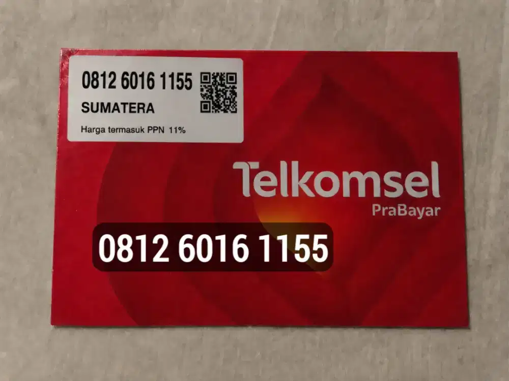 Kartu Perdana Telkomsel Nomor Bagus Rapi Seri 081260