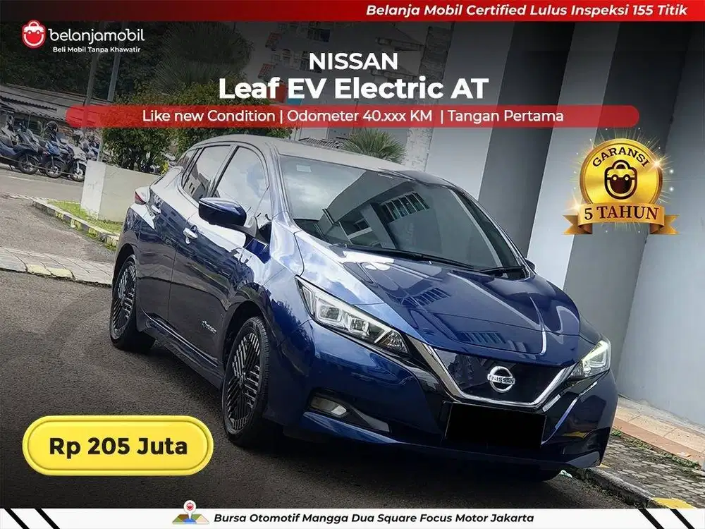 [ KM LOW ] Nissan Leaf EV Electric AT Biru 2021/2022